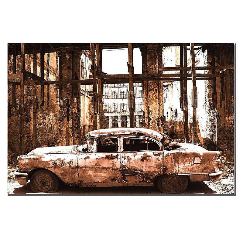 Trademark Fine Art Old Times-Ready to Hang image 1