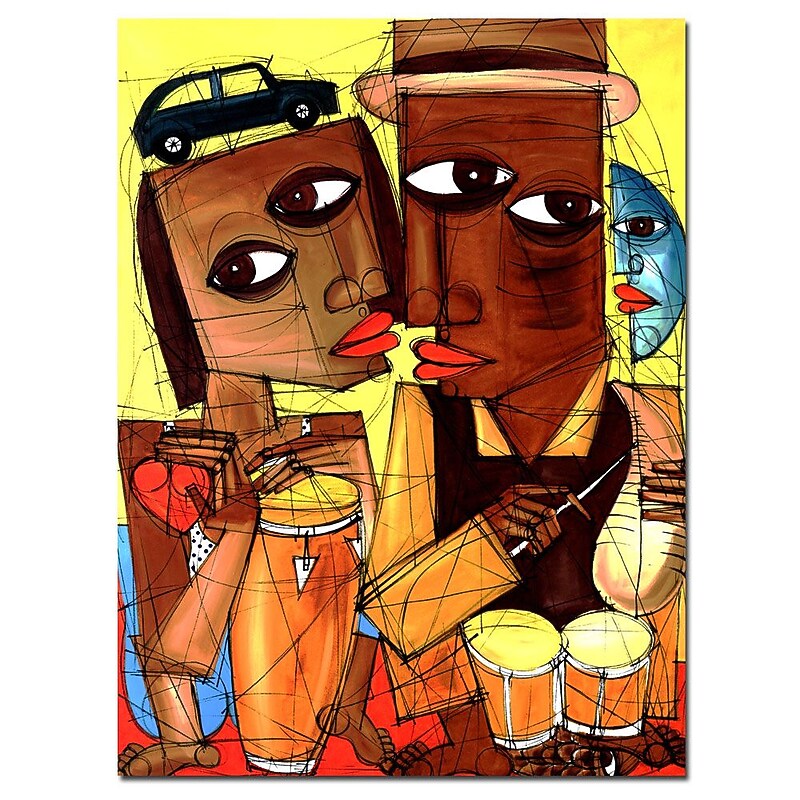 Trademark Fine Art 'Al Son del Sentimiento II' Canvas Art 14x19 Inches image 1