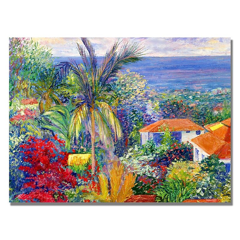 Trademark Fine Art Manor Shadian 'Villa in Maui' Canvas Art image 1
