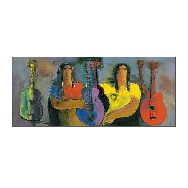 Trademark Fine Art Jimenez 'Bohemiosby Boyer' Canvas Art 6x19 Inches image 1