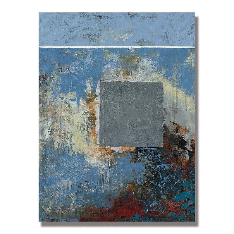 Trademark Fine Art Alexandra Rey 'The Attac of the Crow I' Canvas Art 35x47 Inches image 1