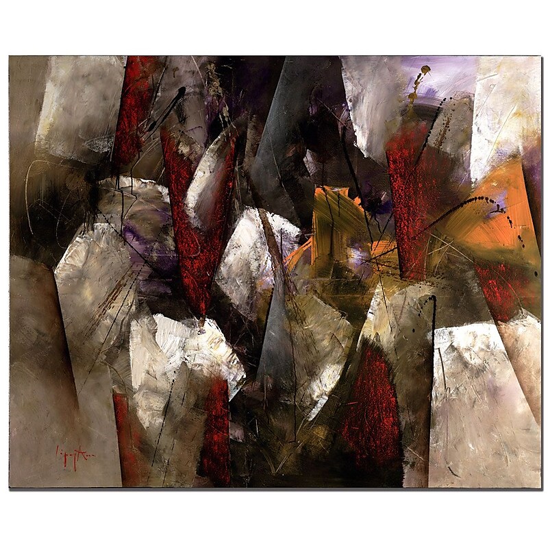 Trademark Fine Art Abstract III by Lopez Canvas Art Ready to Hang image 1