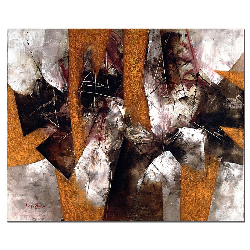 Trademark Fine Art Abstract IV by Lopez Canvas Art Ready to Hang image 1