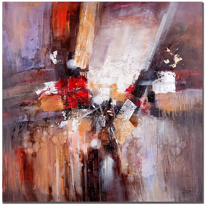 Trademark Fine Art Rio 'Cube Abstract II' Canvas Art 35x35 Inches image 1