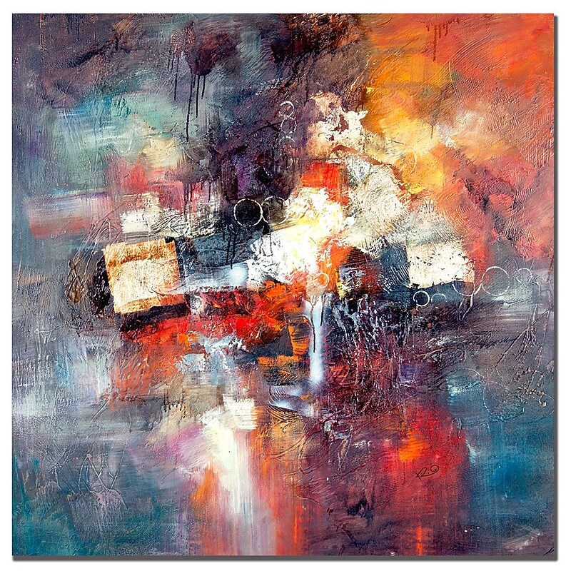 Trademark Fine Art Rio 'Cube Abstract III' Canvas Art 35x35 Inches image 1