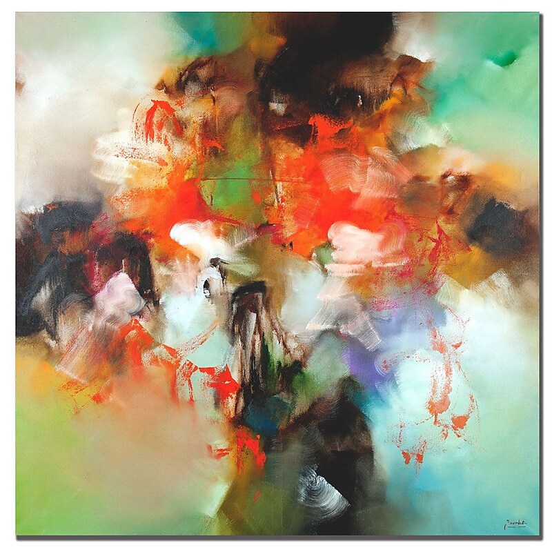 Trademark Fine Art Zavaleta 'Abstract II' Canvas Art 24x24 Inches image 1