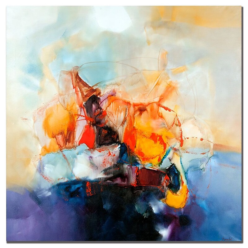 Trademark Fine Art Zavaleta 'Abstract III' Canvas Art 24x24 Inches image 1