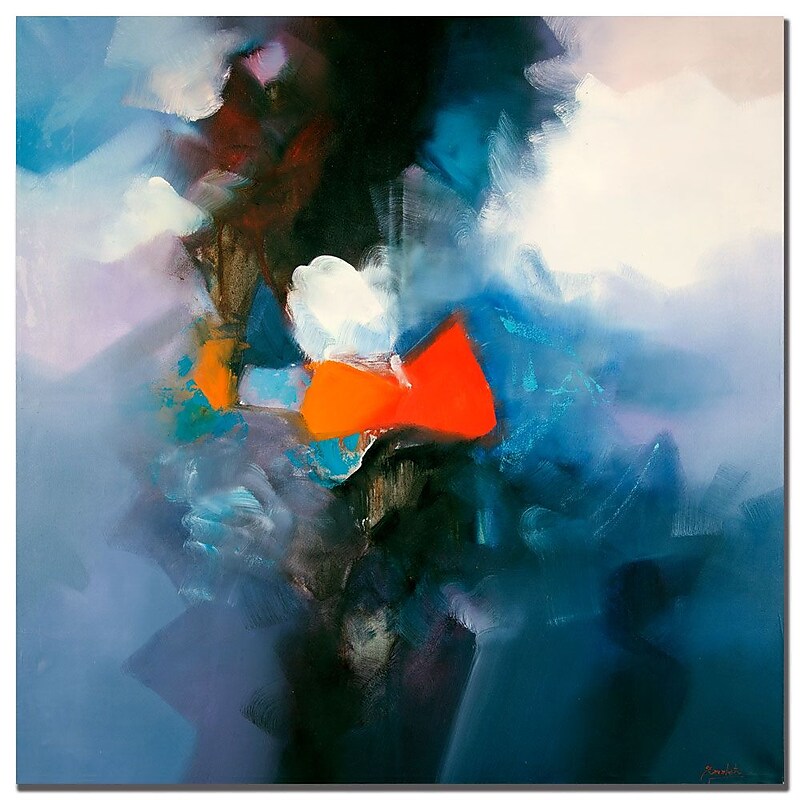 Trademark Fine Art Zavaleta 'Abstract V' Canvas Art 24x24 Inches image 1