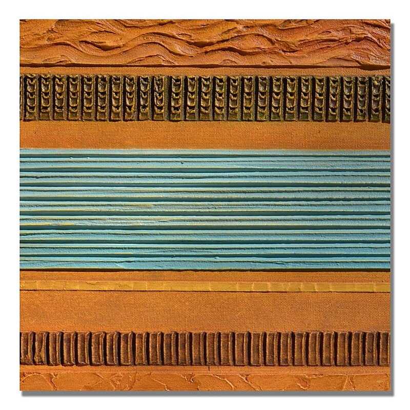 Trademark Fine Art Abstract Color Panels IV by Michelle Calkins-Canvas image 1