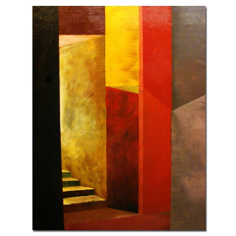 Trademark Fine Art Mystery Stairway by Michelle Calkins-Canvas Art 14x18 Inches image 1