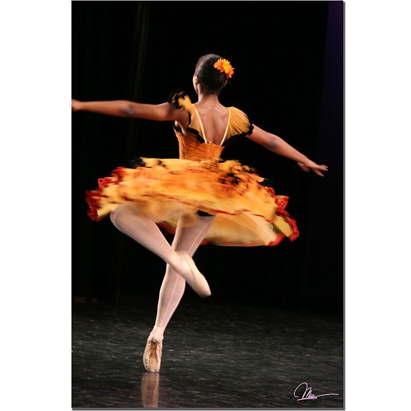 Trademark Fine Art Martha Guerra 'Ballerina' Canvas Art 30x47 Inches image 1