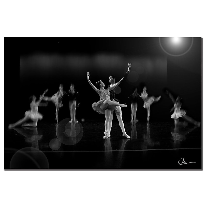 Trademark Fine Art Martha Guerra 'Ballerinas' Canvas Art image 1