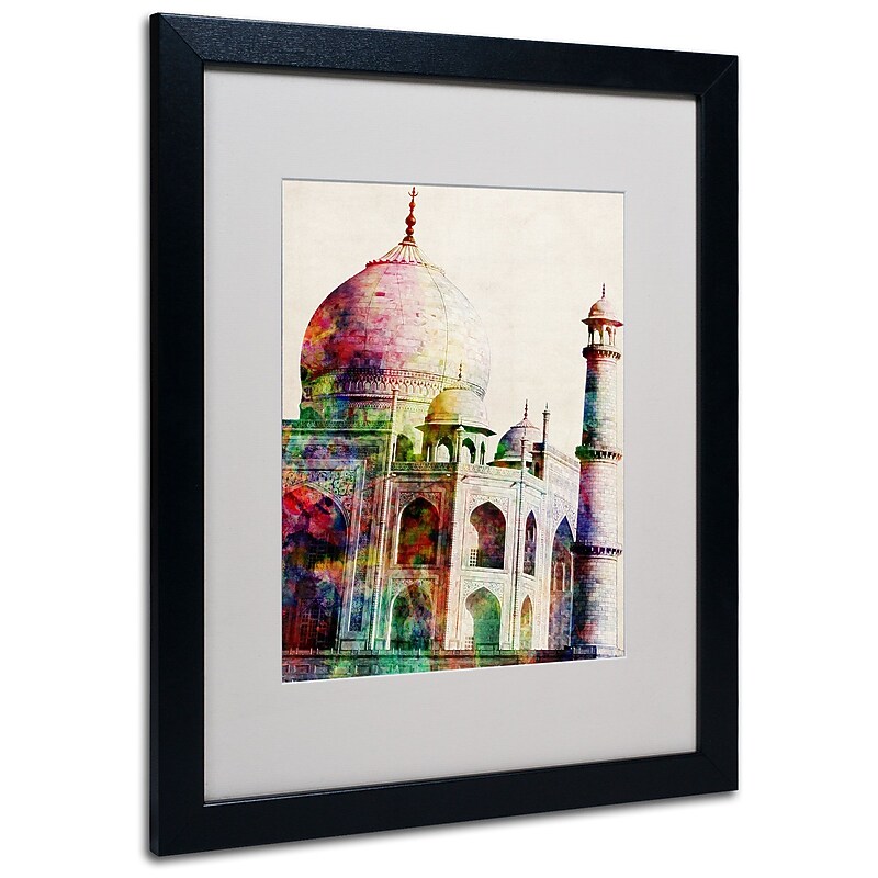 Trademark Fine Art Michael Tompsett 'Taj Mahal' Canvas Art 14x19 Inches image 1