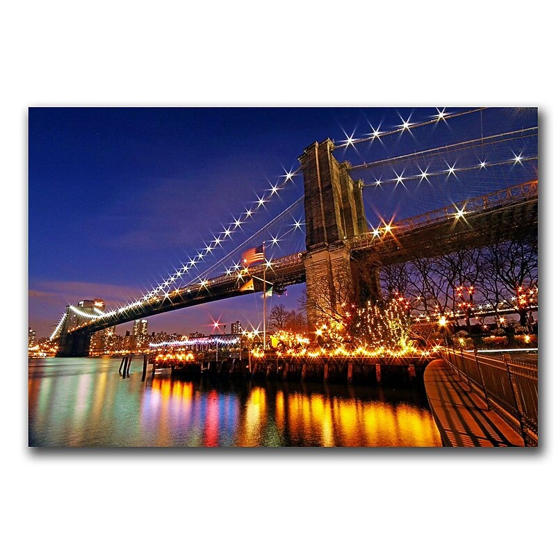 Trademark Fine Art CATeyes ' City of Dreamers' Canvas Art 14x19 Inches image 1