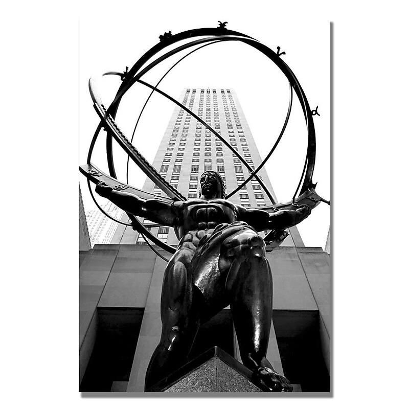 Trademark Fine Art CATeyes 'Atlas' Canvas Art 22x32 Inches, MZ0195-C2232GG image 1