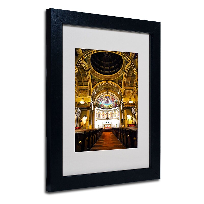 Trademark Fine Art CATeyes 'St. Leonards' Matted Art Black Frame 16x20 Inches image 1