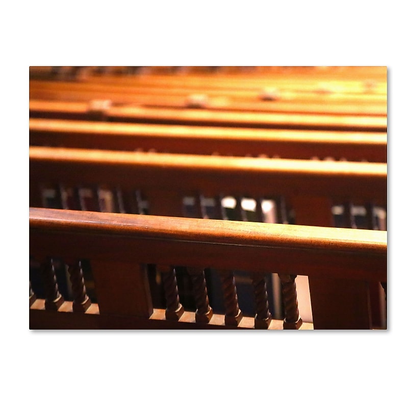 Trademark Fine Art CATeyes 'Trinity Church 2' Canvas Art 22x32 Inches (MZ0219-C2232GG) image 1