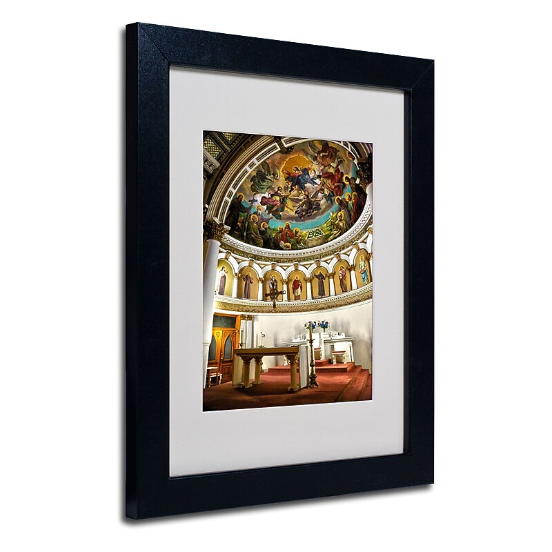Trademark Fine Art CATeyes 'St. Leonards 2' Matted Art Black Frame 11x14 Inches image 1