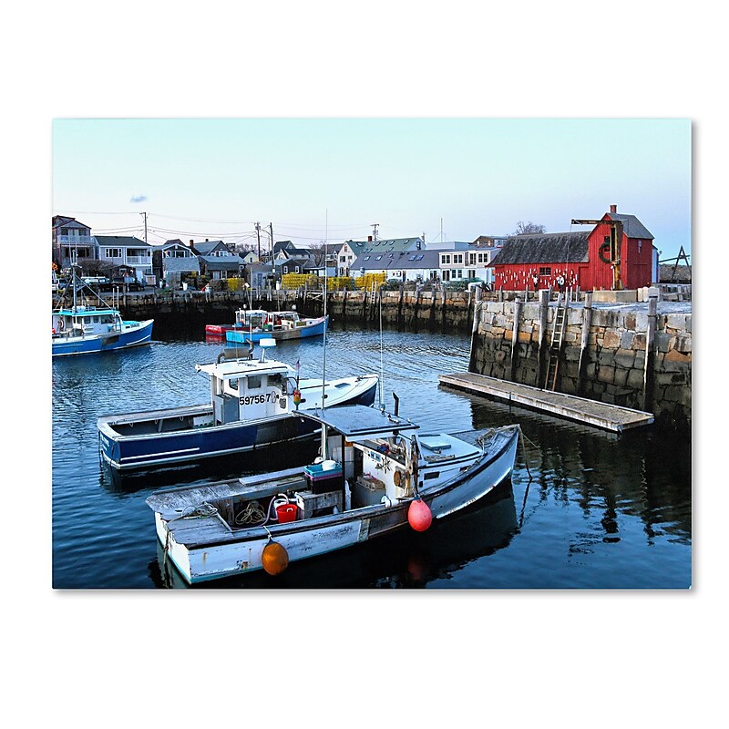 Trademark Fine Art CATeyes 'Boston 7' Canvas Art 22x32 Inches image 1