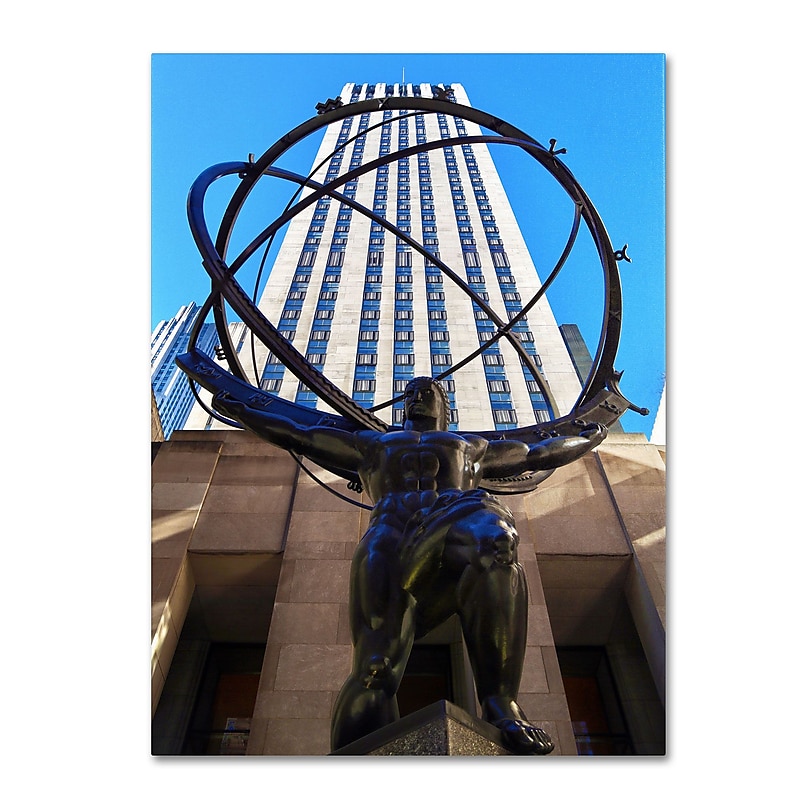 Trademark Fine Art CATeyes 'Atlas' Canvas Art 22x32 Inches image 1