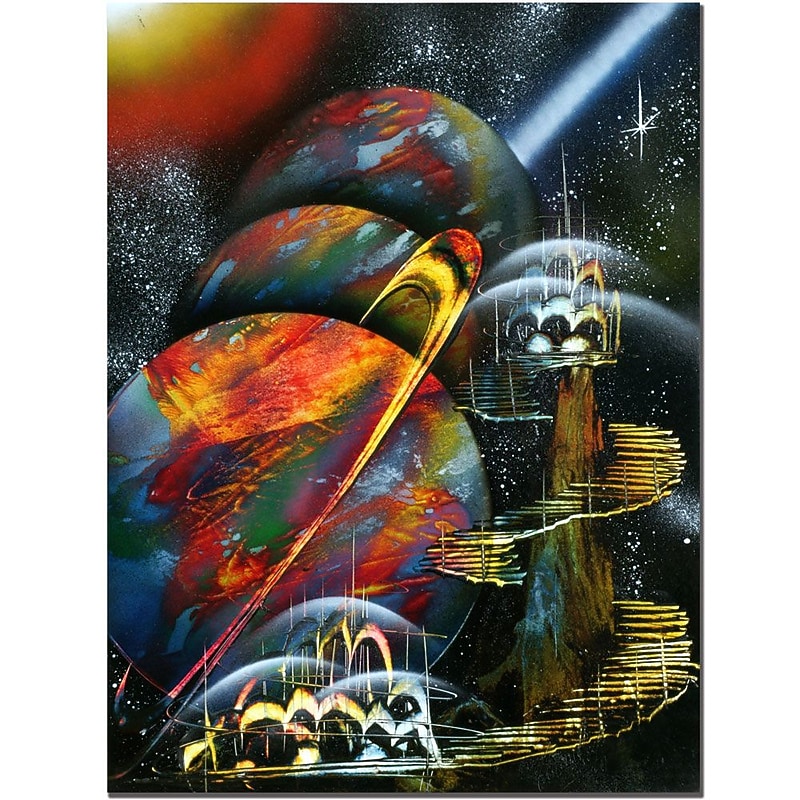 Trademark Fine Art Planet Alignment by Conrad  Canvas Art Ready to Hang image 1