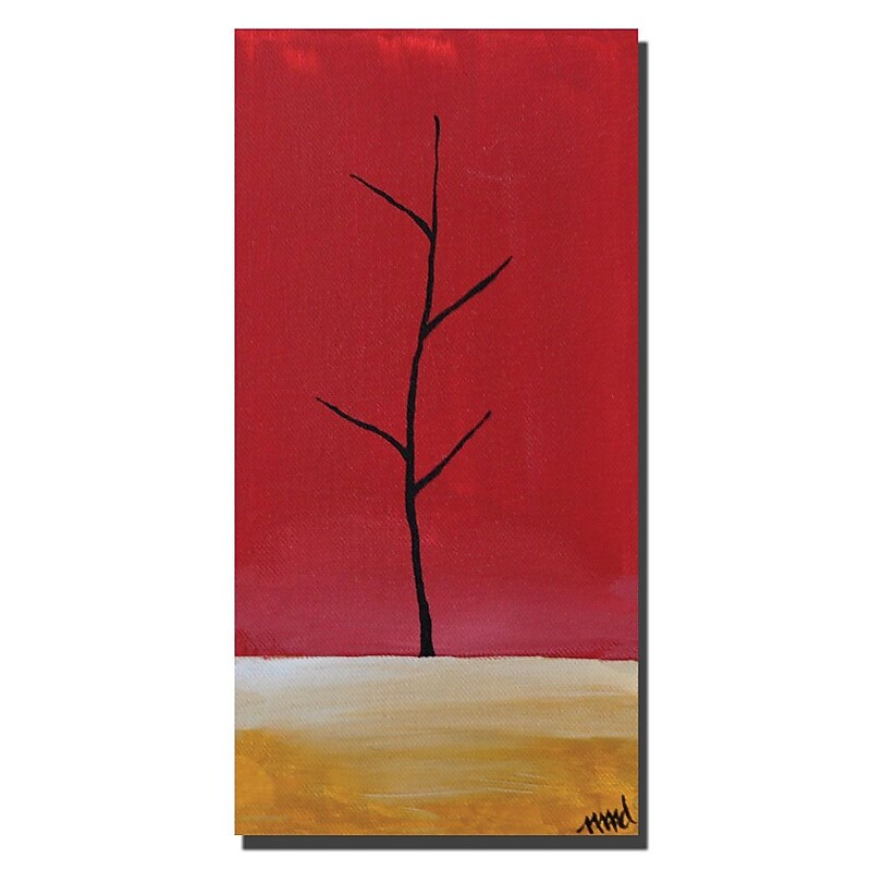 Trademark Fine Art Bare by Nicole Dietz-Canvas Art Ready to Hang 16x32 Inches image 1