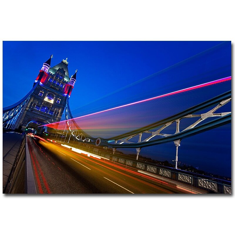 Trademark Fine Art Nina Papiorek 'London, Big Ben' Canvas Art 16x24 Inches image 1