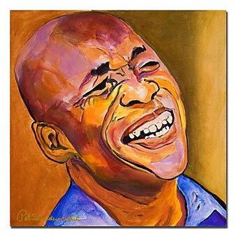 Trademark Fine Art Pat Saunders-White 'Jazz Man' Canvas Art