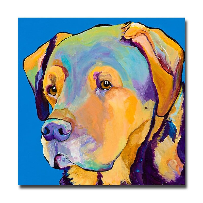 Trademark Fine Art Pat Saunders-White 'Gunner' Canvas Art image 1