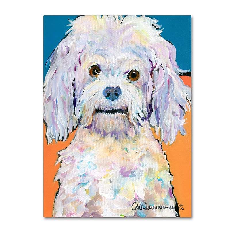 Trademark Fine Art Pat Saunders 'Lulu' Canvas Art 14x19 Inches image 1