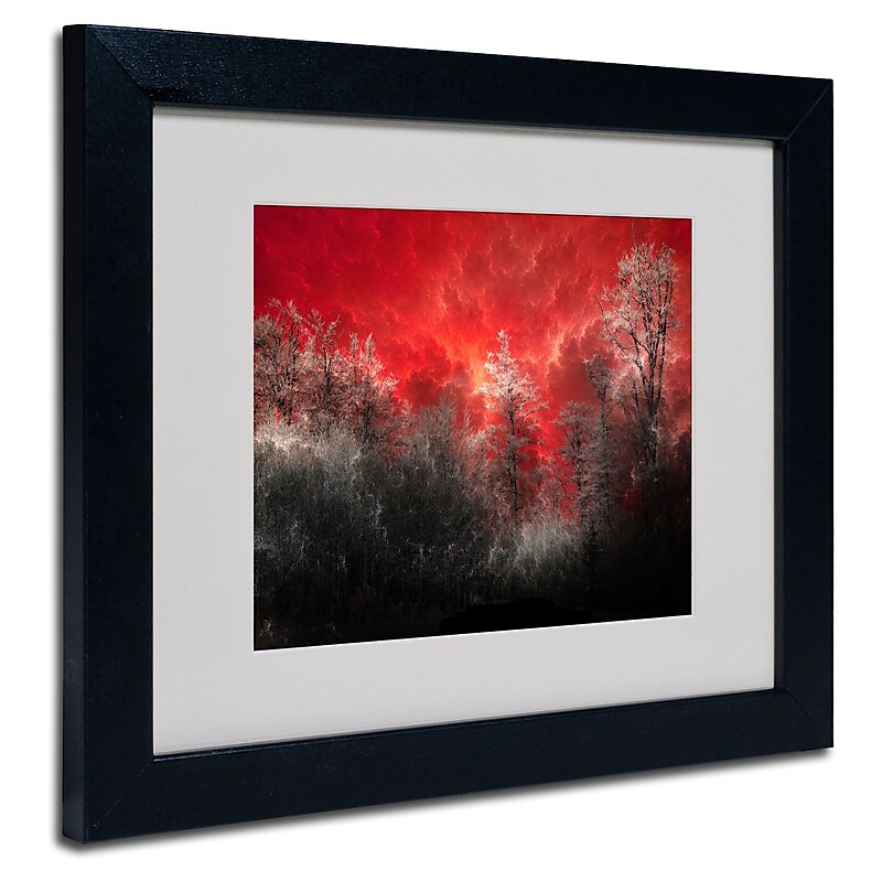 Trademark Fine Art Philippe Sainte-Laudy 'Hot and Cold' Matted Art Black Frame 11x14 Inches image 1