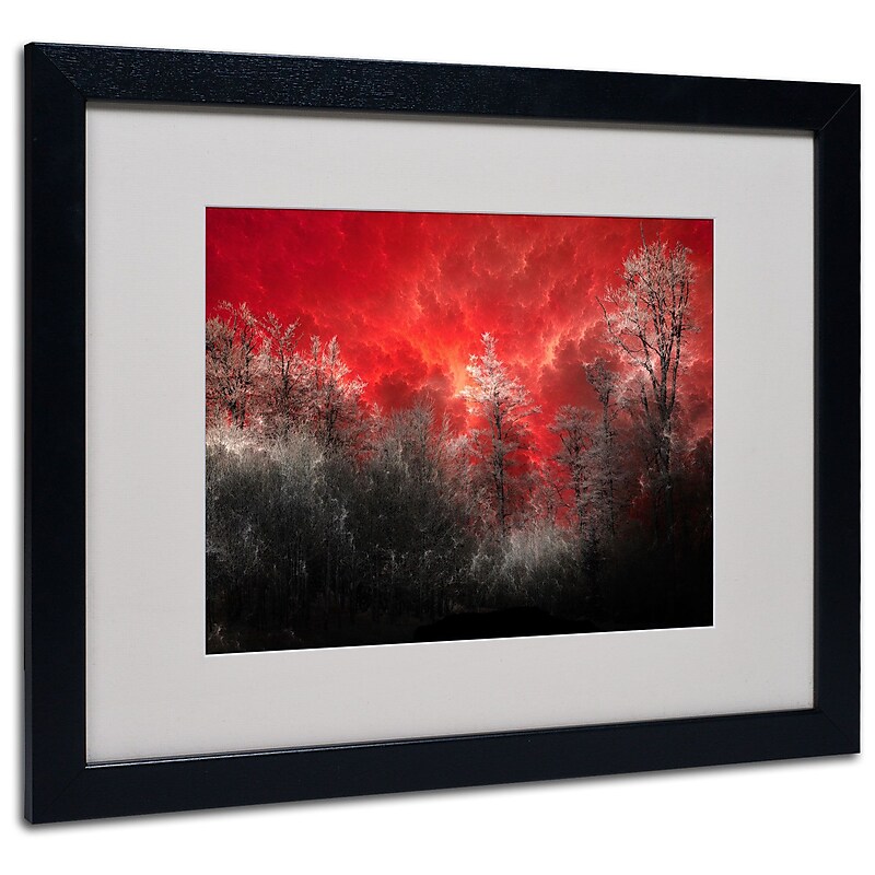Trademark Fine Art Philippe Sainte-Laudy 'Hot and Cold' Matted Art Black Frame 16x20 Inches image 1