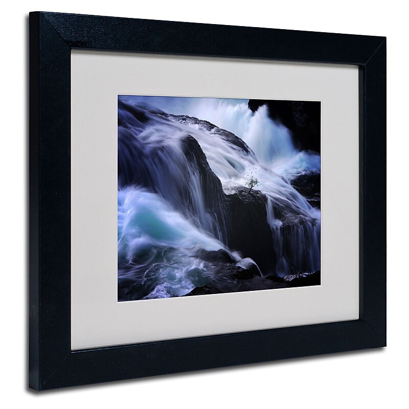 Trademark Fine Art Philippe Sainte-Laudy 'Liquide Illusion' Matted Art Black Frame 11x14 Inches image 1
