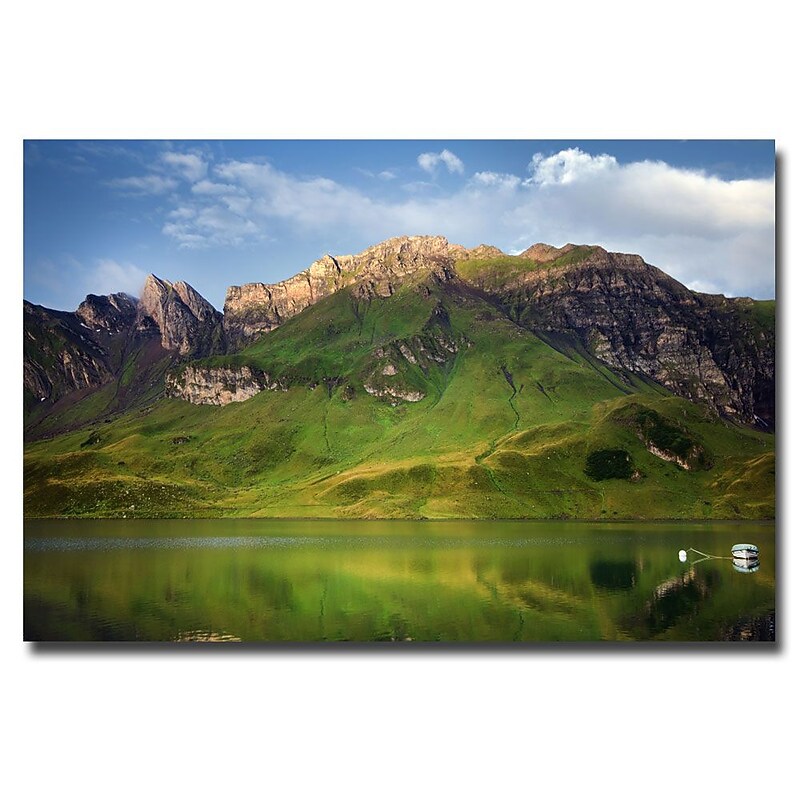 Trademark Fine Art Philippe Sainte Laudy 'Green Mirror' Canvas Art 30x47 Inches image 1