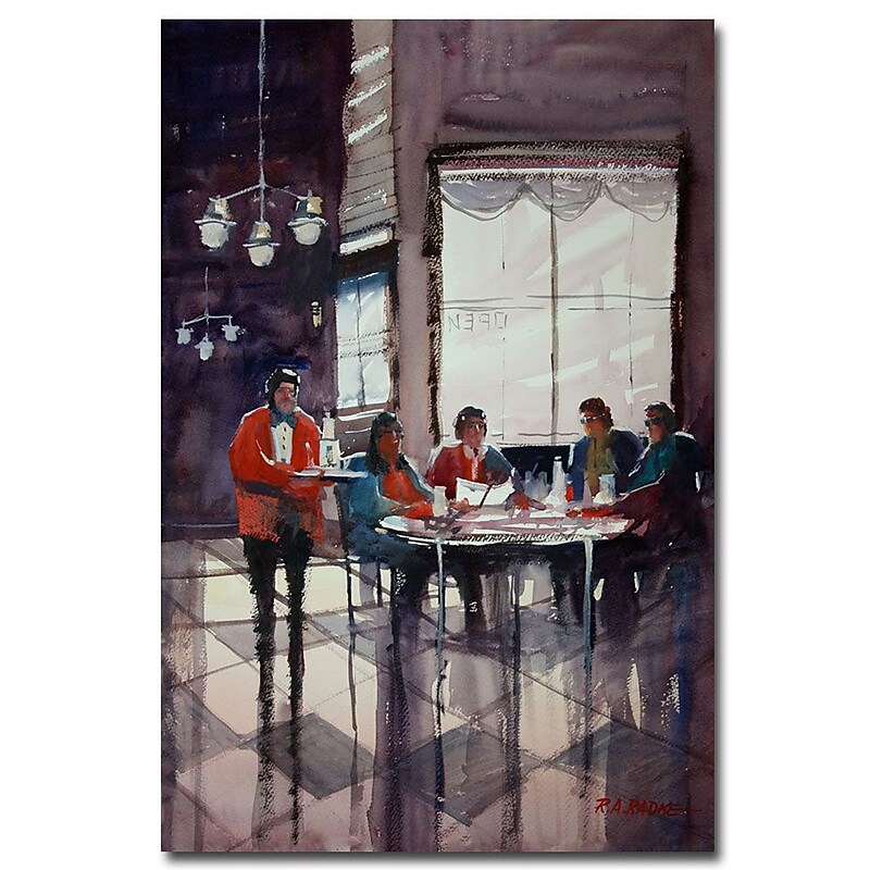 Trademark Fine Art Ryan Radke 'Fine Dining' Canvas Art 22x32 Inches image 1