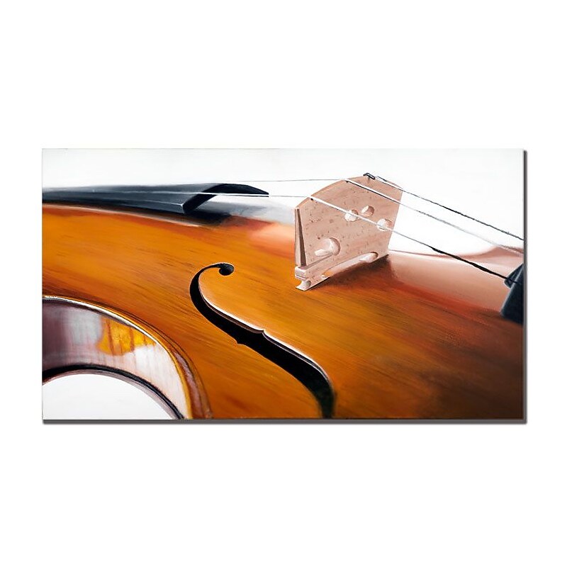 Trademark Fine Art Roderick Stevens 'Music Store II' Canvas Art 24x47 Inches image 1