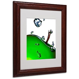 Roderick Stevens 'Granny Splash II' Framed Matted Art - 11x14 Inches - Wood Frame