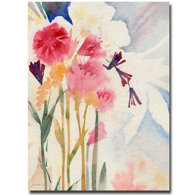 Trademark Fine Art Sheila Golden 'Garden Shadows' Canvas Art 18x24 Inches image 1