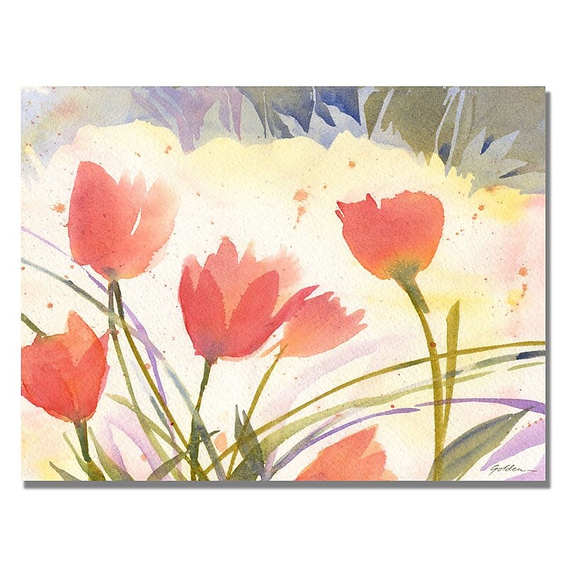 Trademark Fine Art Shelia Golden 'Spring Song' Canvas Art 24x32 Inches image 1
