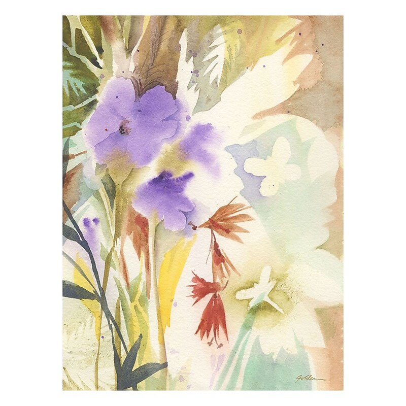 Trademark Fine Art Shelia Golden 'Hymn to Nature' Canvas Art 24x32 Inches, SG5638-C2432GG image 1