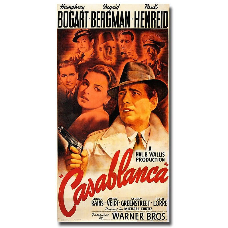 Trademark Fine Art 'Casablanca' Canvas Art 12x24 Inches image 1