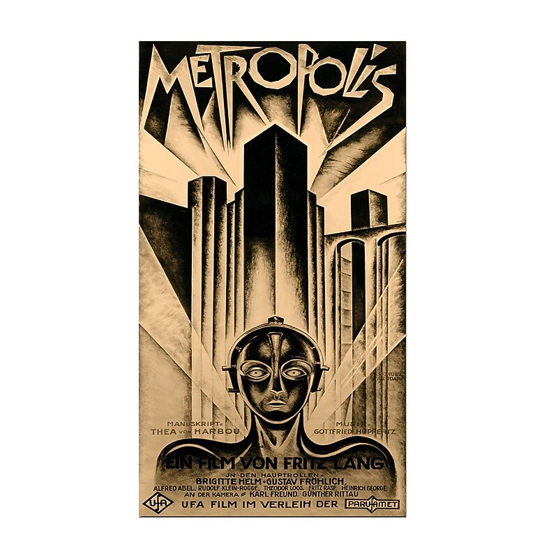 Trademark Fine Art Schuluz Nendamm 'Metropolis' Canvas Art 12x24 Inches image 1