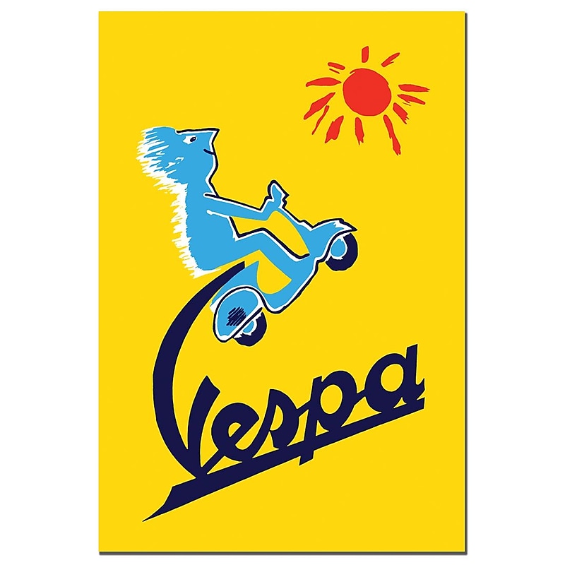 Trademark Fine Art Vespa  Canvas Art Ready to Hang image 1