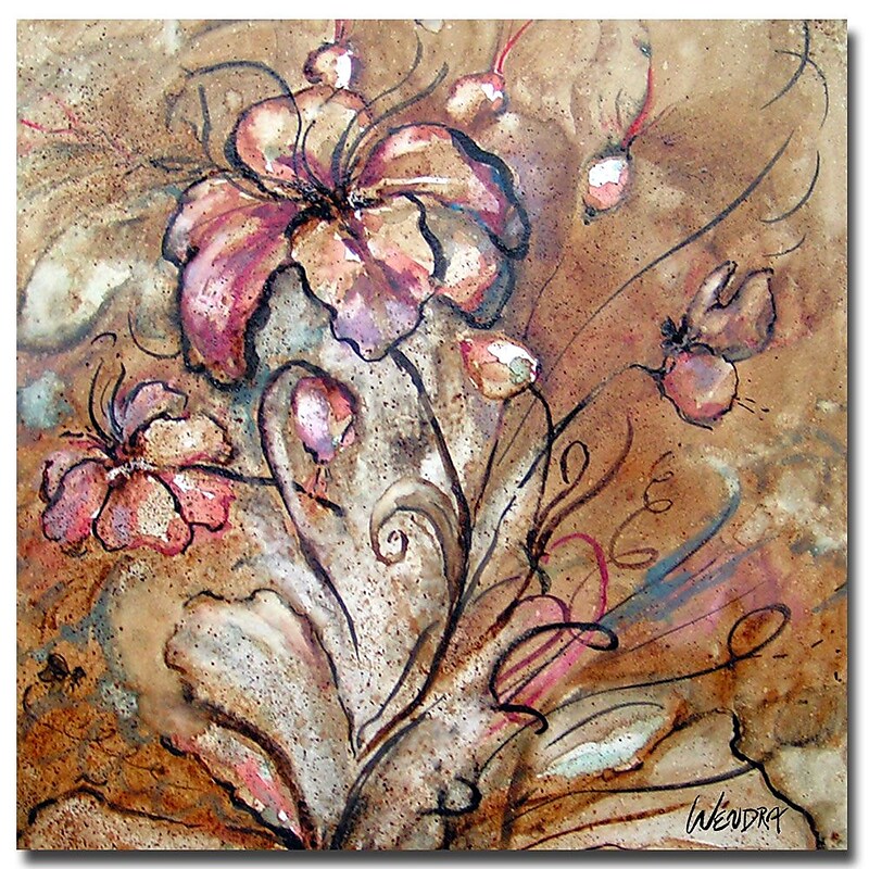 Trademark Fine Art Wendra 'Anenomie' Canvas Art 24x24 Inches image 1