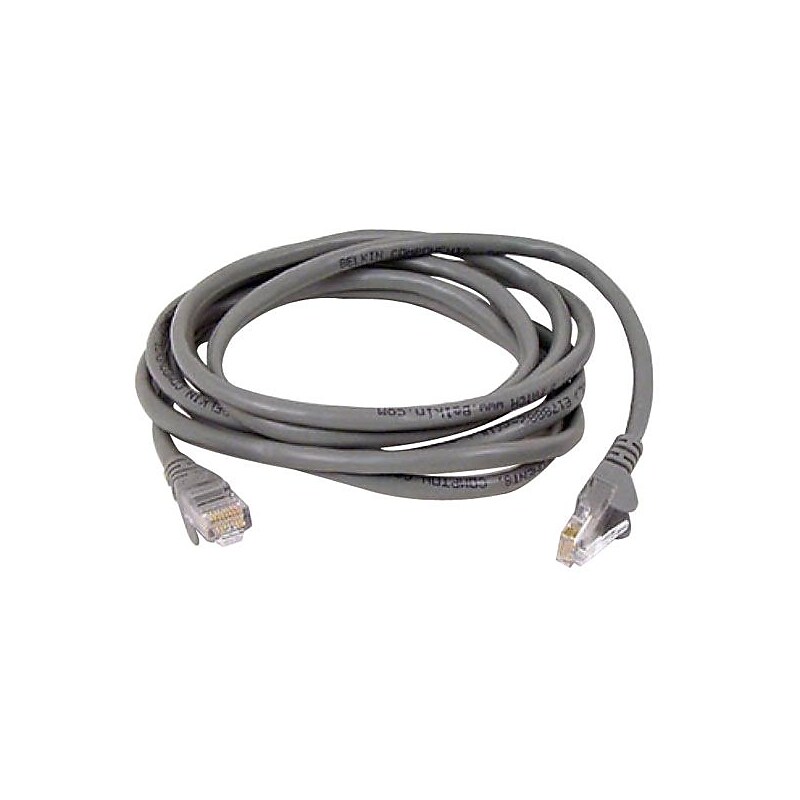 Belkin A3L791-04 4' CAT-5e Assembled Patch Cable, Gray image 1