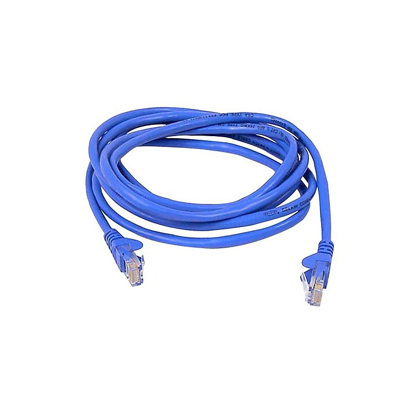 Belkin A3L791-40-BLU-S 40' CAT-5e Snagless Patch Cable, Blue image 1