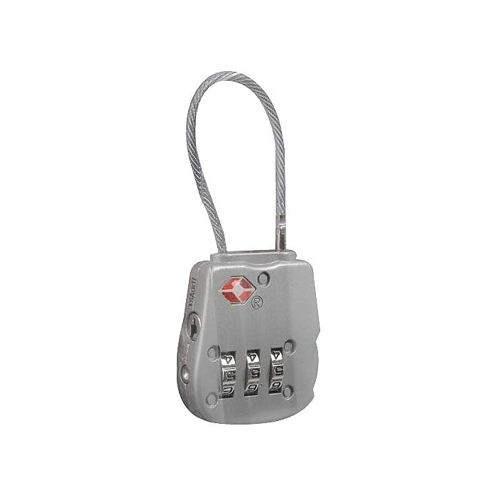 Pelican PeliLock 3-Digit Combination Lock, Silver (1500-518-000