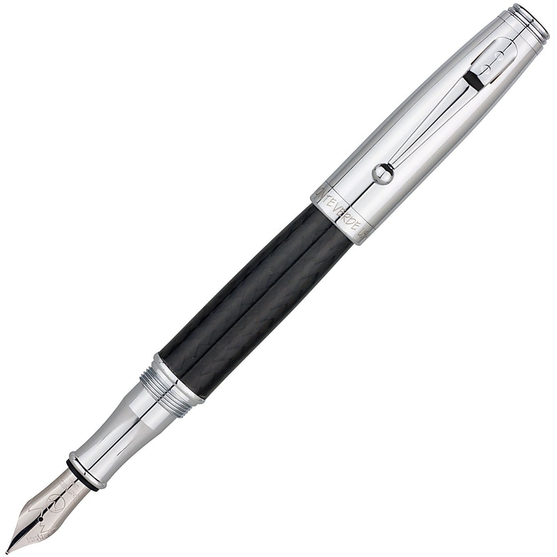 Monteverde® Invincia™ Fountain Pen, Medium Nib, Chrome image 1