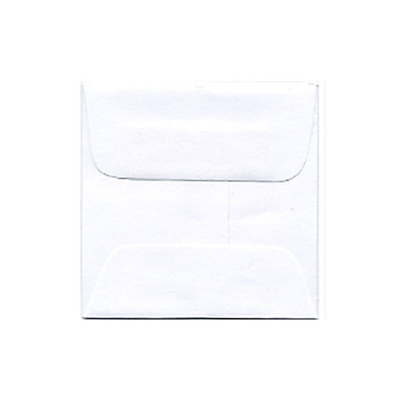 JAM Paper 2.375 x 2.375 Mini Square Envelopes, White, 25/Pack (3993004) image 1