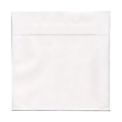 25x envelopes Folding Card Square White 12,5x12,5 CM/12x12 cm